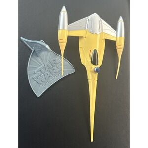 Vintage 1999 Estes Star Wars Naboo Starfighter Rocket - BROKEN STAND /‎ PARTS".